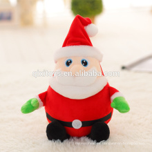 Cute Plush Toy Christmas Musical Santa con luz